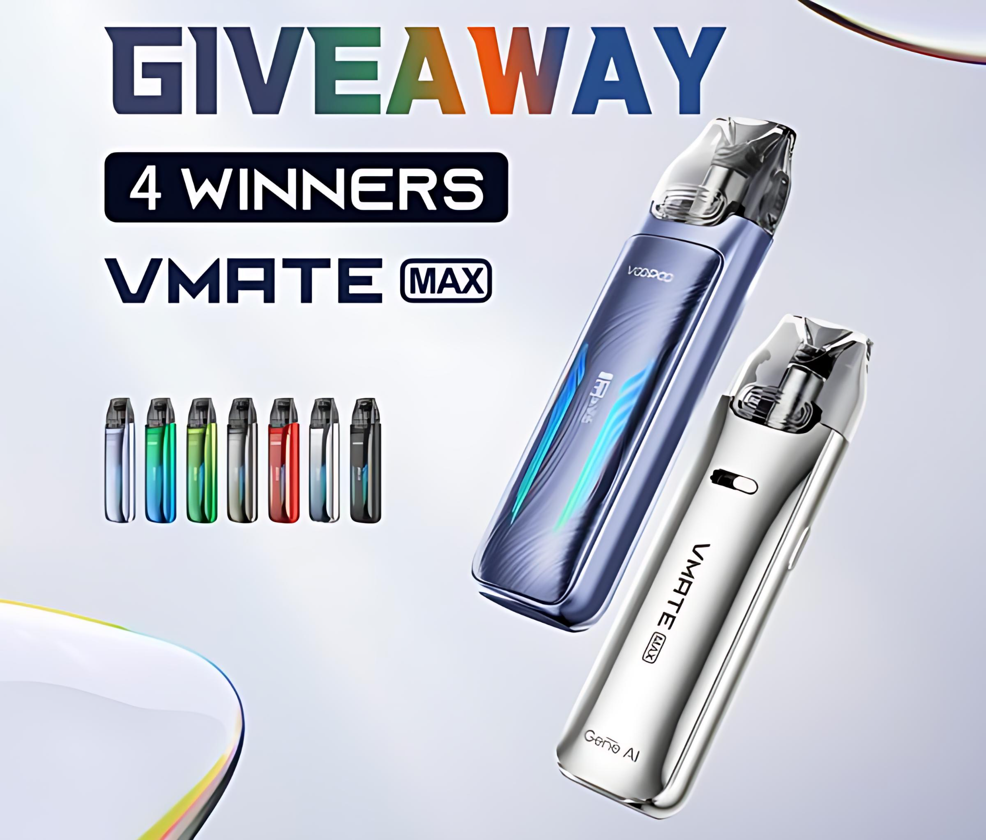 註油主機推薦|可換空倉,長期耗材成本省一半 2 VOOPOO VMATE MAX 30W 註油主機套裝