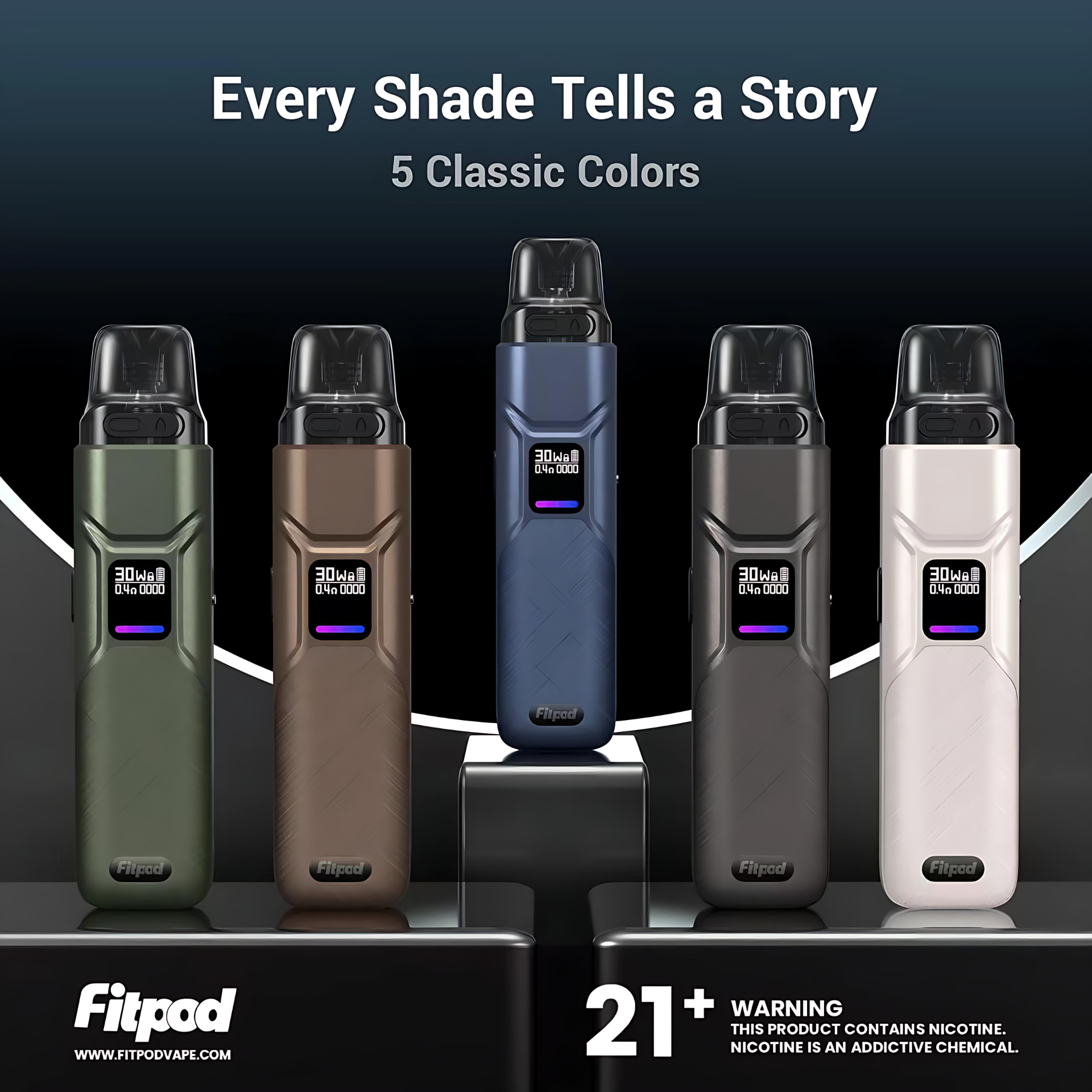 FITPOD O-SHADOW SE 30W 註油主機推薦|OLED 螢幕・支援小蠻牛彈倉・六色|台灣現貨 1 FITPOD O‑SHADOW SE 30W 高性能可調功率註油主機 支援小蠻牛彈倉與OLED螢幕|FITPOD O-SHADOW SE 30W 註油主機推薦|OLED 螢幕・支援小蠻牛彈倉・六色|台灣現貨