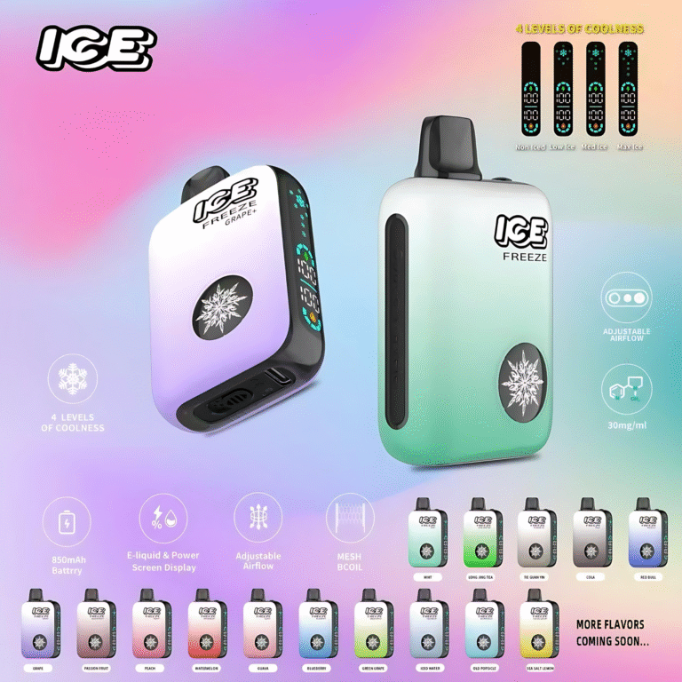 ICE FREEZE 10000 口拋棄式電子菸推薦|四檔涼度調節・15 款口味|台灣現貨 1 ICE FREEZE 10000 Puffs 拋棄式電子煙 四檔涼度調節 長效續航便利首選|ICE FREEZE 10000 口拋棄式電子菸推薦|四檔涼度調節・15 款口味|台灣現貨