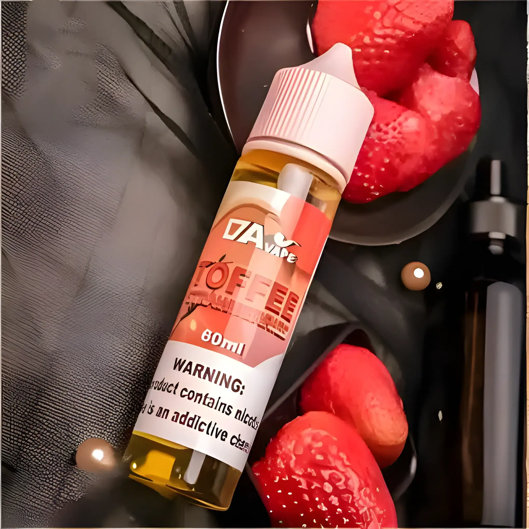 DAVAPE 草莓太妃糖煙油|30ml/60ml・0mg/30mg 可選|台灣現貨 711到付 1 DAVAPE TOFFEE STRAWBERRIES煙油 草莓太妃糖 30ml/60ml(0/30mg) 711到付|DAVAPE 草莓太妃糖煙油|30ml/60ml・0mg/30mg 可選|台灣現貨 711到付